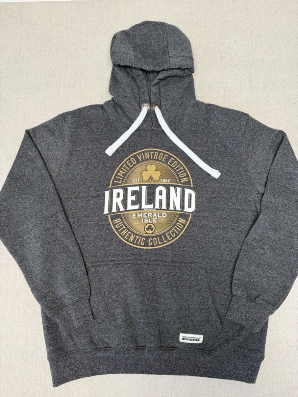 Ireland Graphic Hooded Sweatshirt - Dark Gray Heather
